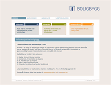 Tablet Screenshot of boligbygg.reeltime.no